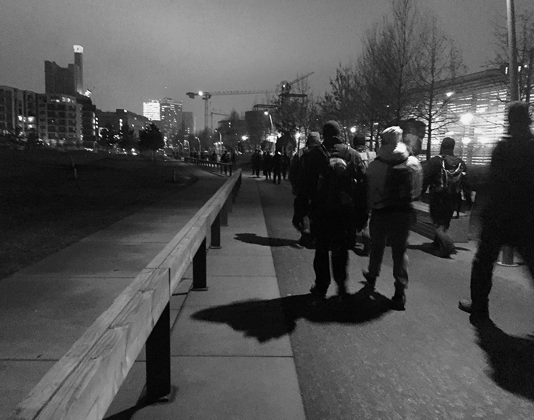 Berliner Polarnacht View Potsdamer Platz