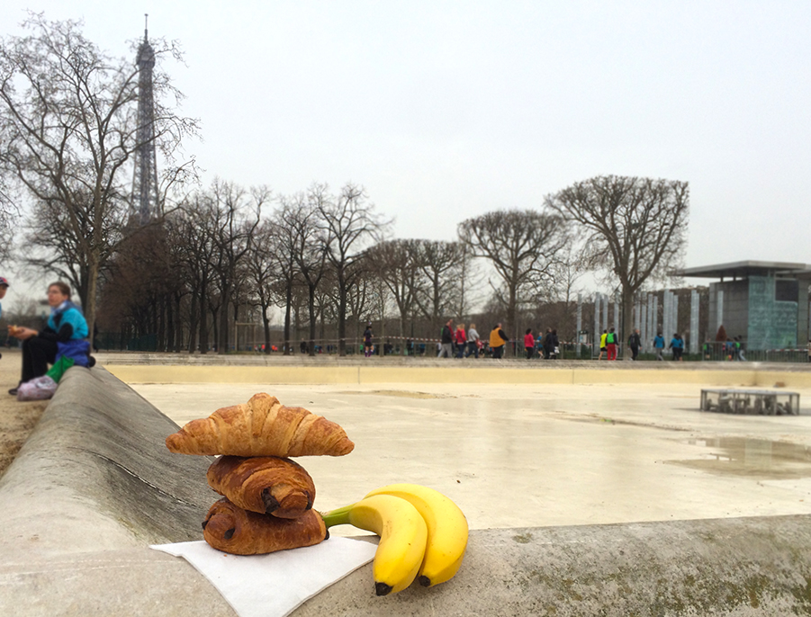 Paris Marathon 2016 Breakfast Run Croissant