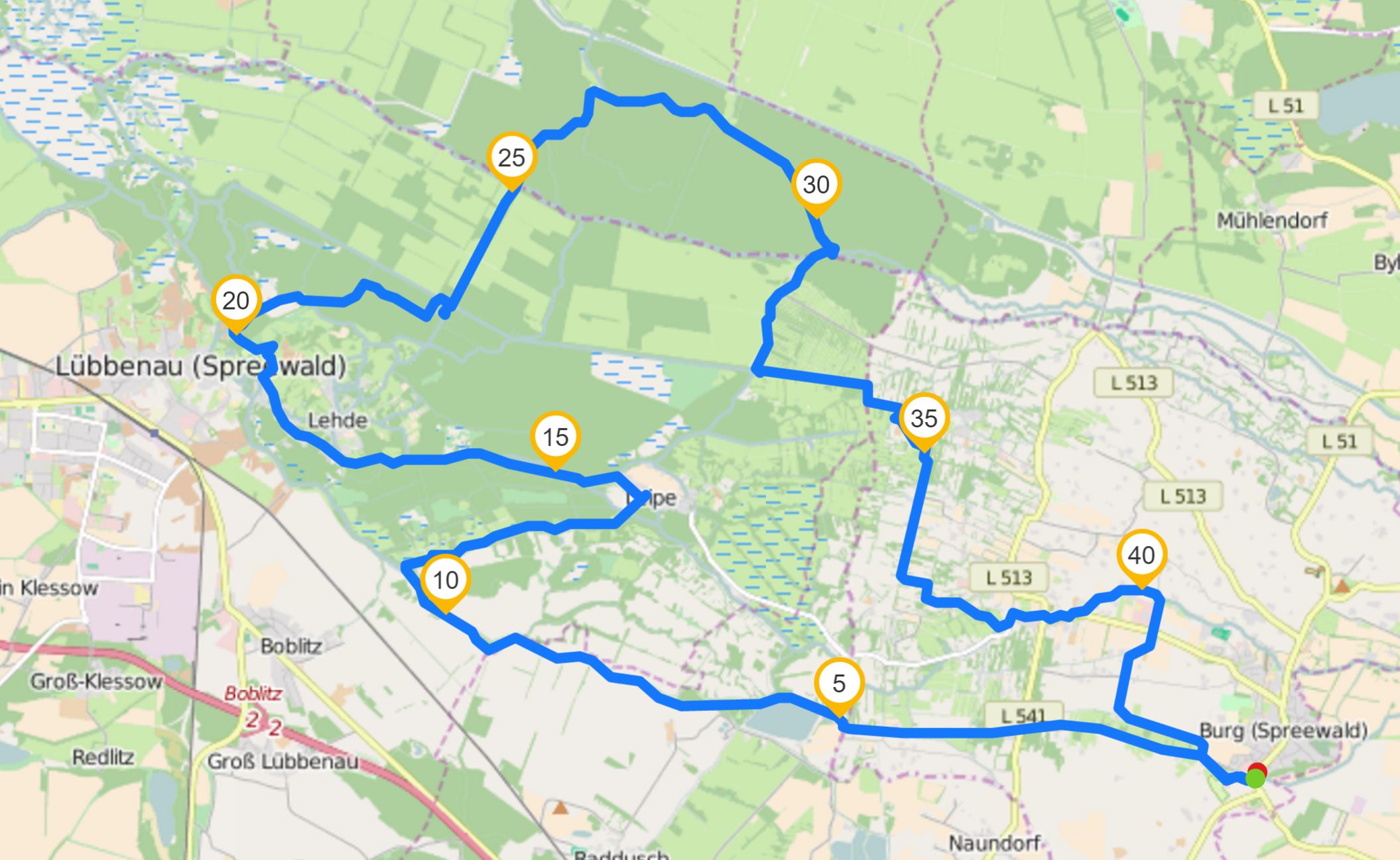 Spreewaldmarathon Paddeln 42 km